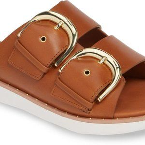Fitflop Buckleup style in tan  - brand new w/out tags. Size 9 - $55